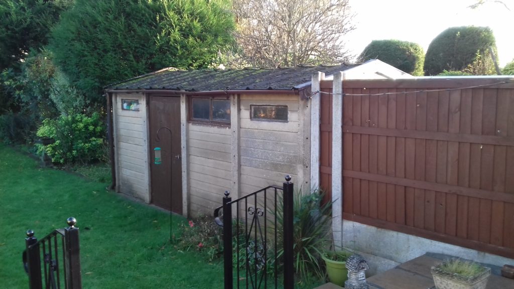 Garage re roof side before scaled